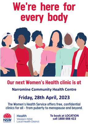 Western NSW Local Health District WOMEN'S HEALTH CLINIC NARROMINE